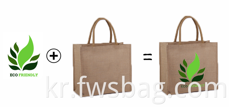 Eco Custom Print Logo Tote Bags Groceries Delivery Burlap Flax Natural Jute Shopping Bag Printed7